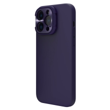 Kryt NILLKIN pro Apple iPhone 14 Pro - podpora MagSafe - stojánek - silikonový - fialový
