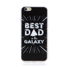 Kryt STAR WARS pro Apple iPhone 6 / 6S - Best Dad In The Galaxy - gumový