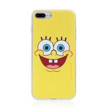 Kryt Sponge Bob pro Apple iPhone 6 Plus / 6S Plus - gumový - vysmátý Sponge Bob