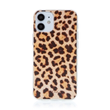 Kryt BABACO pro Apple iPhone 12 mini - gumový - leopardí vzor