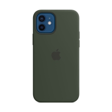 Originální kryt pro Apple iPhone 12 / 12 Pro - silikonový - kypersky zelený