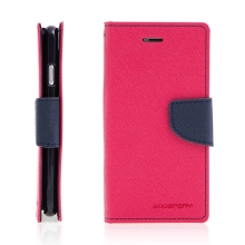 Pouzdro Mercury Fancy Diary pro Apple iPhone 7 / 8 - stojánek a prostor na doklady - růžové / modré
