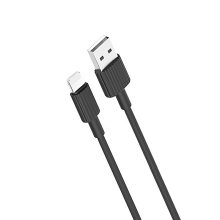 Synchronizační a nabíjecí kabel XO Lightning pro Apple iPhone / iPad - 1m - černý