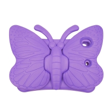 Pouzdro pro děti pro Apple iPad Pro 10,5" / Air 3 (2019) / 10,2" (2019-2021) - motýl s křídly - pěnové - fialové