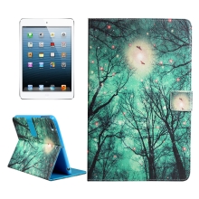 Pouzdro / kryt pro Apple iPad mini / mini 2 / mini 3 / mini 4 - integrovaný stojánek - stromy