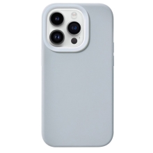 Kryt pre Apple iPhone 15 Pro Max - plastový / silikónový - sivý