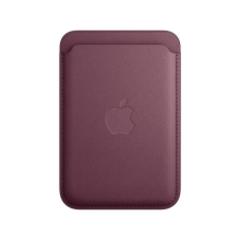 Originální MagSafe peněženka pro Apple iPhone - FineWoven umělá kůže - morušově rudá