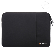 Pouzdro se zipem HAWEEL pro Apple iPad 11" - látkové - černé