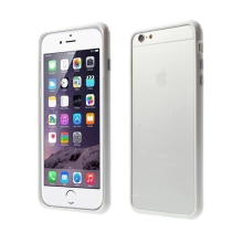 Plasto-gumový rámeček / bumper pro Apple iPhone 6 Plus / 6S Plus - bílý