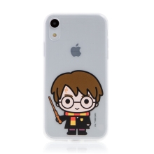 Kryt Harry Potter pro Apple iPhone Xr - gumový - Harry Potter - průhledný