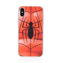 Kryt MARVEL pro Apple iPhone X / Xs - gumový - pavouk