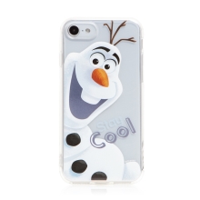 Kryt DISNEY pro Apple iPhone 7 / 8 / SE (2020) / SE (2022) - Frozen - sněhulák Olaf - gumový - průhledný