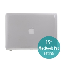 Tenký ochranný plastový obal pro Apple MacBook Pro 15.4 Retina (model A1398) - lesklý - průhledný