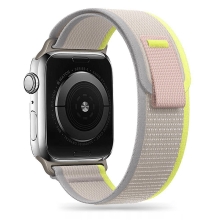 Řemínek TECH-PROTECT pro Apple Watch Ultra 49mm / 45mm / 44mm / 42mm - nylonový - béžový / žlutý