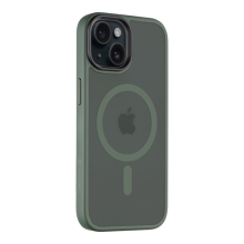 Kryt TACTICAL Hyperstealth pro Apple iPhone 15 - podpora MagSafe - lesně zelený