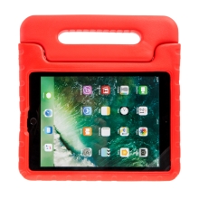 Detské puzdro pre Apple iPad Air 1 / Air 2 / 9.7 (2017-2018) - rukoväť / stojan - penové - červené