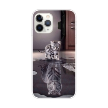 Kryt pro Apple iPhone 11 Pro - gumový - odraz tygra