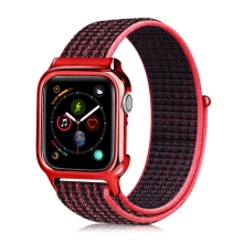 Řemínek pro Apple Watch 40mm Series 4 + pouzdro - nylonový - červený