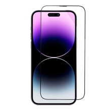 Tvrzené sklo (Tempered Glass) "5D" pro Apple iPhone 13 Pro Max / 14 Plus - 2,5D + aplikátor - 0,3mm