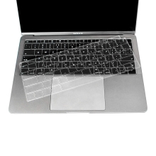 Kryt klávesnice ENKAY pro Apple MacBook Air / Air M1 (2018-2021) 13" (A1932, A2179, A2337) -  US verze - gumový - průhledný