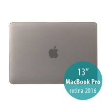 Obal / kryt pro MacBook Pro 13" 2016 - 2021 (A1706, A1708, A1989, A2159, A2251, A2289, A2338, A2338) - plastový - šedý