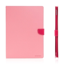 Pouzdro MERCURY Fancy Diary pro Apple iPad Pro 12,9 - stojánek a prostor na doklady - růžové