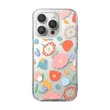 Kryt RINGKE Fusion pro Apple iPhone 14 Pro - plastový / gumový - květiny - barevný