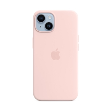 Originální kryt pro Apple iPhone 14 - MagSafe - silikonový - křídově růžový