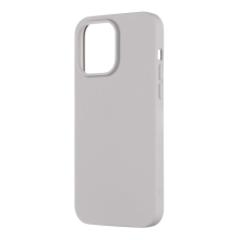 Kryt TACTICAL Velvet Smoothie pro Apple iPhone 14 Pro Max - příjemný na dotek - silikonový - mlhavě šedý