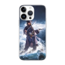 Kryt DISNEY pro Apple iPhone 14 Pro - Piráti z Karibiku - Jack Sparrow - gumový