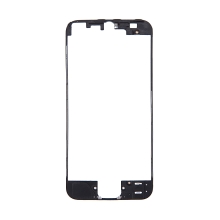 Plastový rámik predného panela pre Apple iPhone 5 - čierny - A+ kvalita