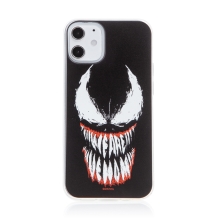 Kryt MARVEL pro Apple iPhone 12 mini - Venom - gumový - černý