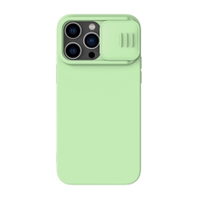 Kryt NILLKIN CamShield pro Apple iPhone 14 Pro - MagSafe magnety + krytka kamery - silikonový - zelený