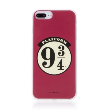 Kryt Harry Potter pro Apple iPhone 7 Plus / 8 Plus - gumový - nástupiště 9 a 3/4 - červený
