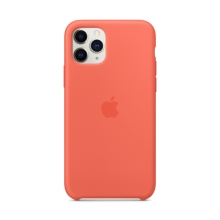 Originální kryt pro Apple iPhone 11 Pro - silikonový - mandarinkový