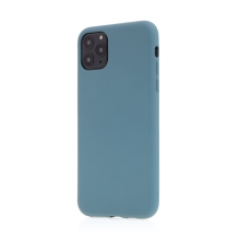 Kryt pro Apple iPhone 11 Pro Max - příjemný na dotek - silikonový - šedivě modrý