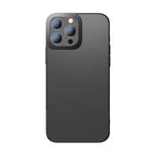 Kryt BASEUS pro Apple iPhone 13 Pro - pokovený - plastový - průhledný / černý