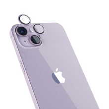 Tvrzené sklo (Temperd Glass) EPICO pro Apple iPhone 14 / 14 Plus - na čočky kamery - fialové