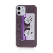 Kryt MARVEL pro Apple iPhone 12 mini - Strážci Galaxie - kazeta Cosmic Mix - gumový