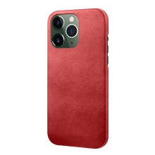 Kryt pro Apple iPhone 15 Pro - plastový / umělá kůže - červený