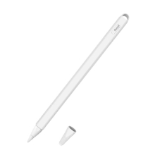 Obal pro Apple Pencil 2 - poutko + čepička - silikonový - bílý
