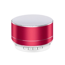 Reproduktor Bluetooth - mini verzia - 3 W - červený