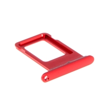Rámeček / šuplík na Nano SIM pro Apple iPhone Xr - červený (Red) - kvalita A+