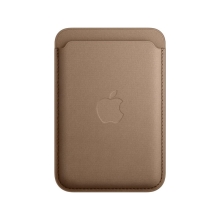 Originálna peňaženka MagSafe pre Apple iPhone - Jemne tkaná umelá koža - dymovo sivá