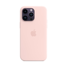 Originální kryt pro Apple iPhone 14 Pro Max - MagSafe - silikonový - křídově růžový