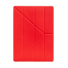 Puzdro pre Apple iPad 12,9" (2015) / 12,9" (2017) - stojan - umelá koža / guma - červené