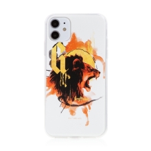 Kryt Harry Potter pro Apple iPhone 11 - gumový - lev Nebelvíru - bílý