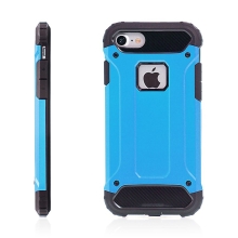 Kryt pro Apple iPhone 7 / 8 plasto-gumový / antiprachová záslepka - modrý