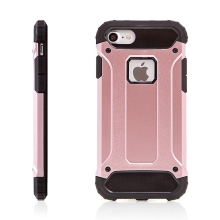 Kryt pro Apple iPhone 7 / 8  plasto-gumový / antiprachová záslepka - růžový