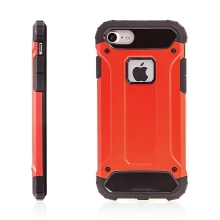 Kryt pre Apple iPhone 7 / 8 plastovo-gumový / protiprachový - červený